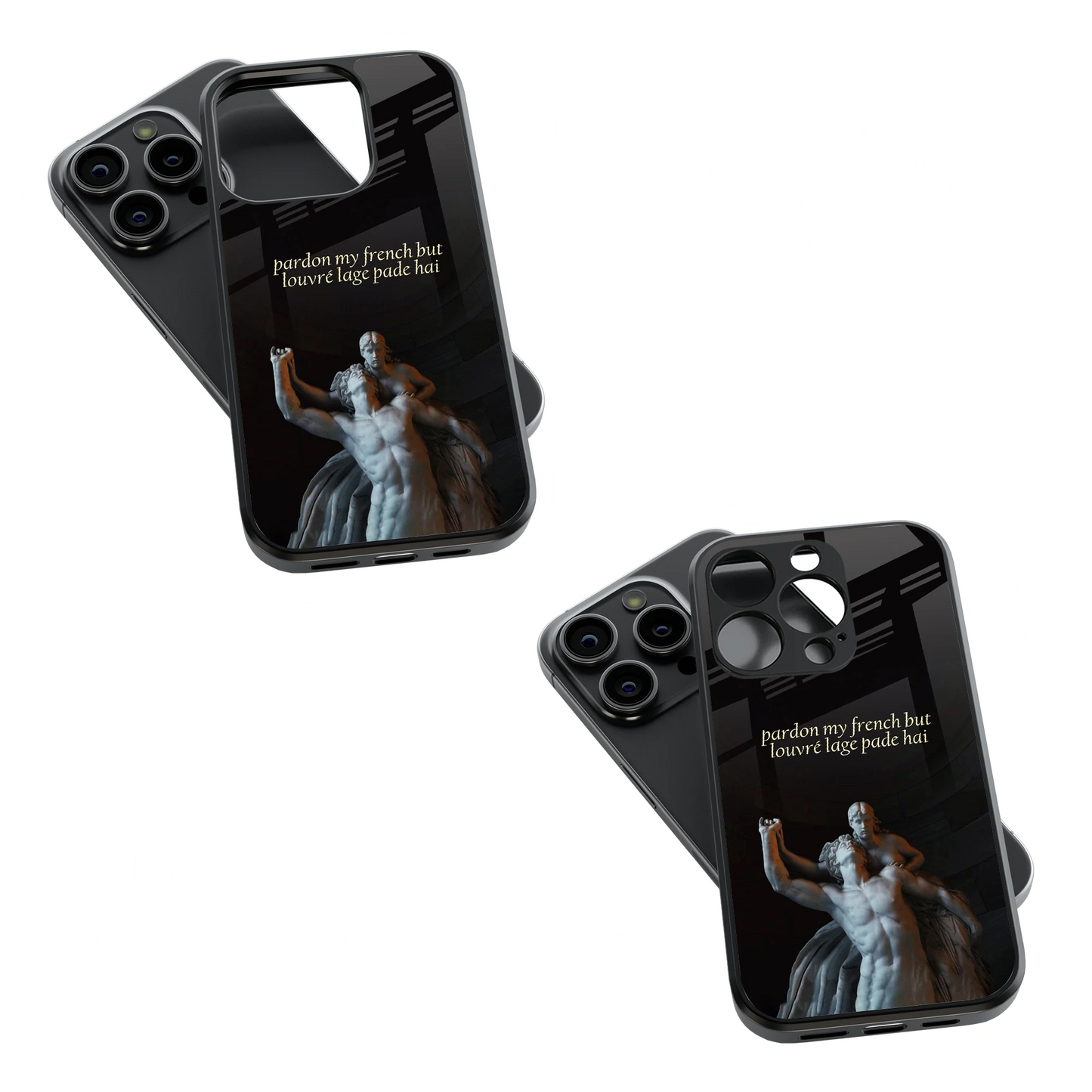 Trendy Glass Back Mobile Case for iPhone, Samsung, Redmi, OnePlus, Google Pixel, Motorola