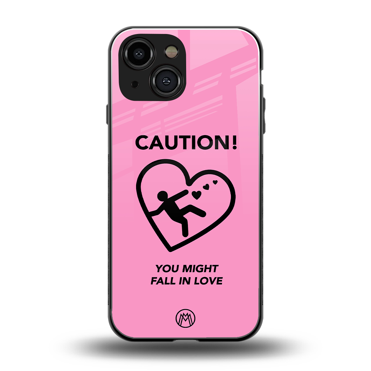 love ahead back phone cover | glass case for iphone 13 mini
