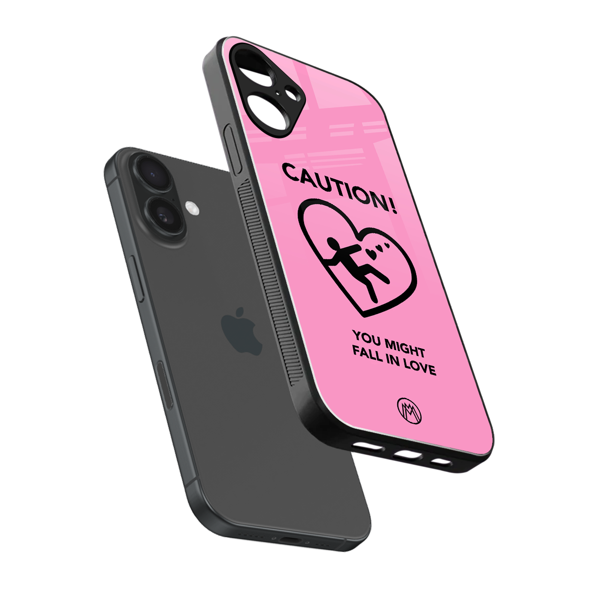 love ahead back phone cover | glass case for iphone 16 plus