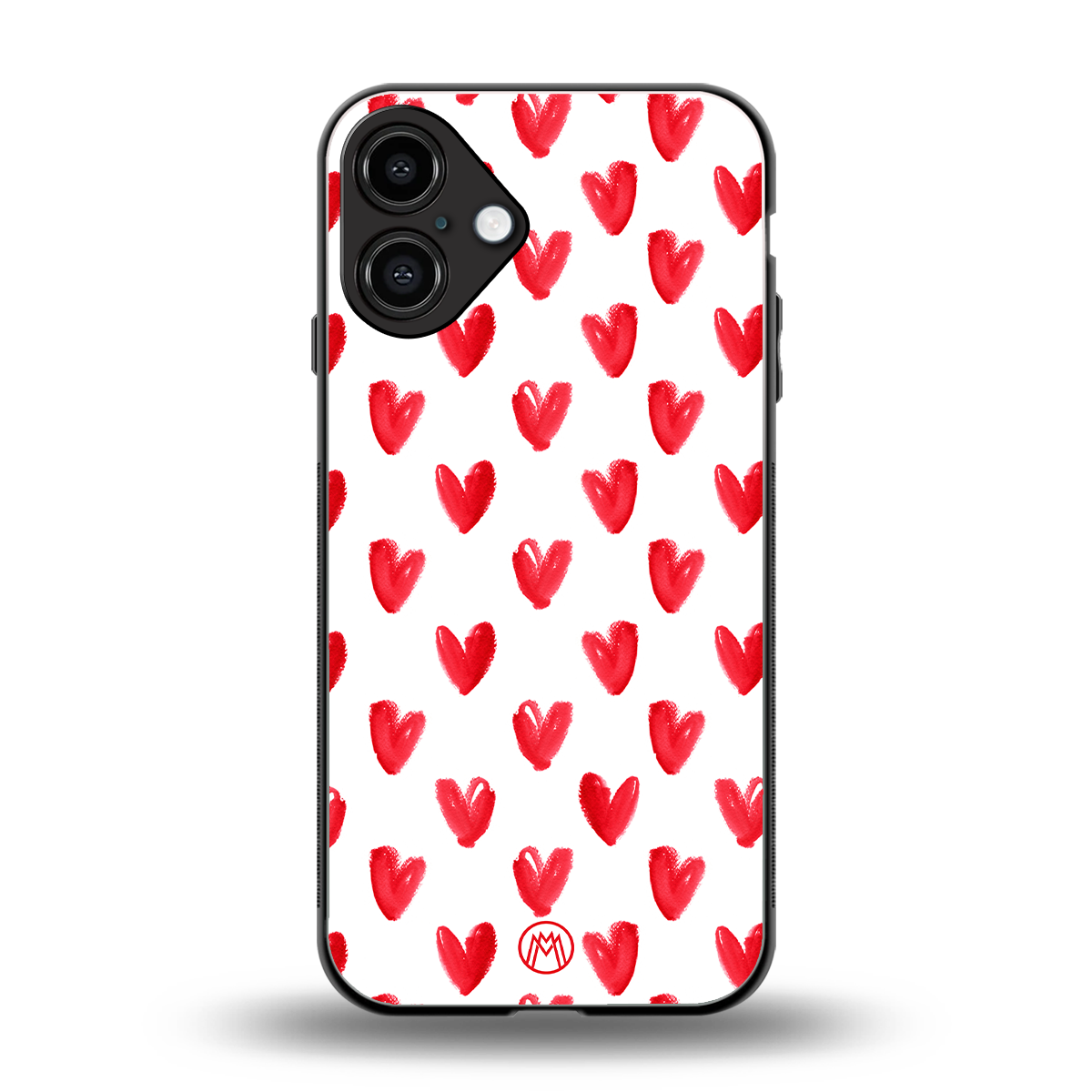 love is love back phone cover | glass case for iphone 16 plus