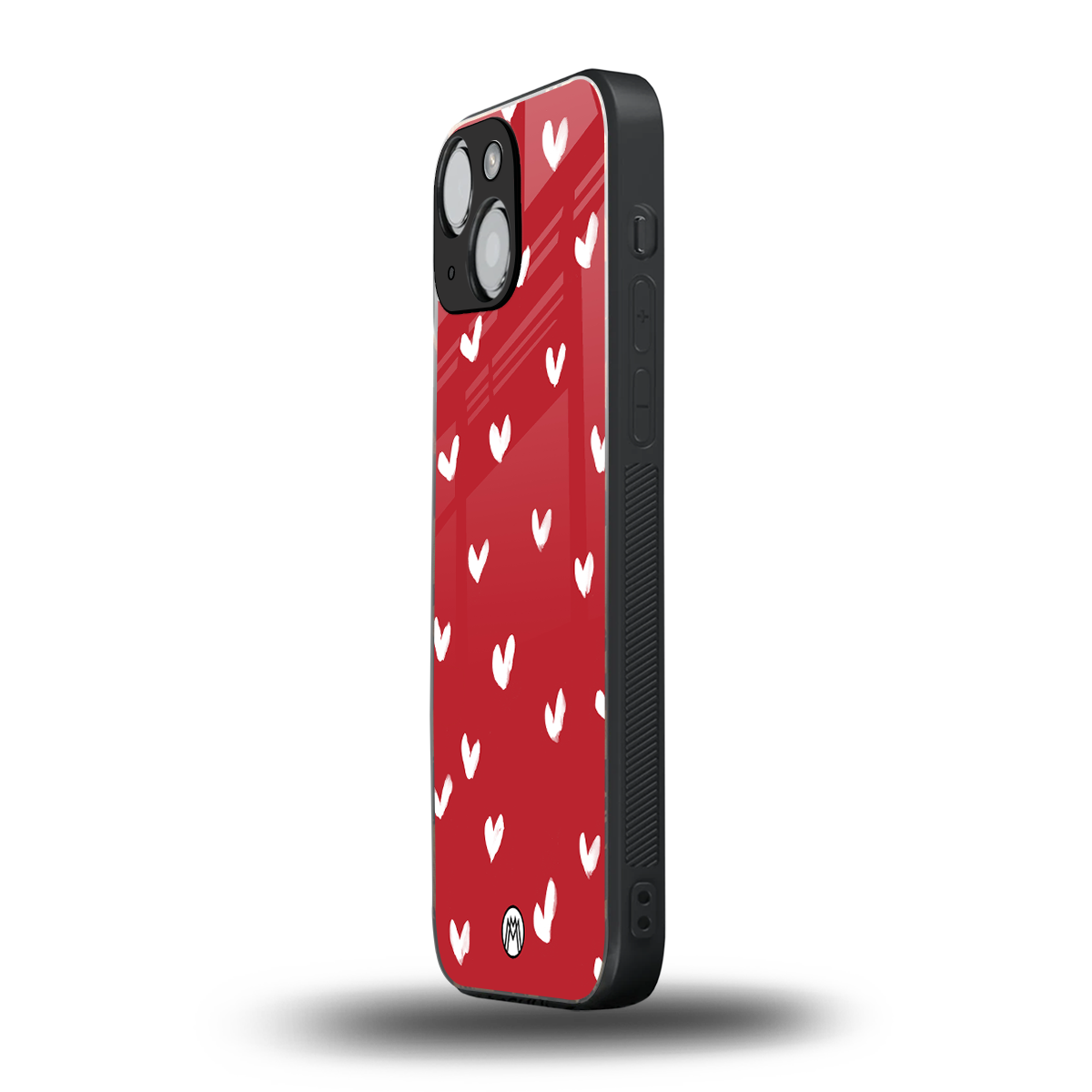 love is love red edition back phone cover | glass case for iphone 13 mini