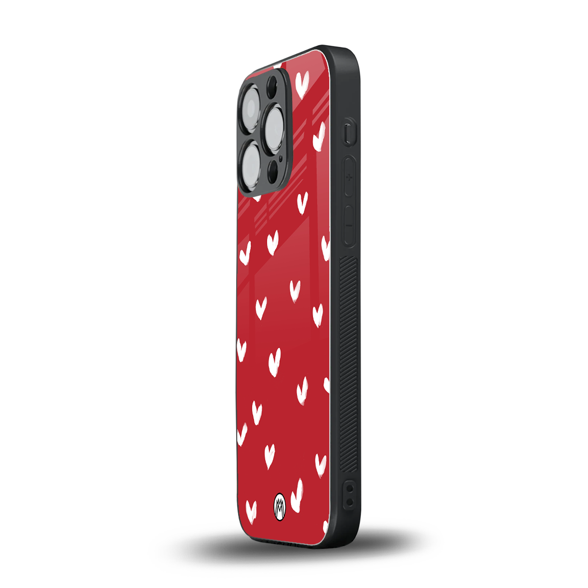 love is love red edition back phone cover | glass case for iphone 14 pro