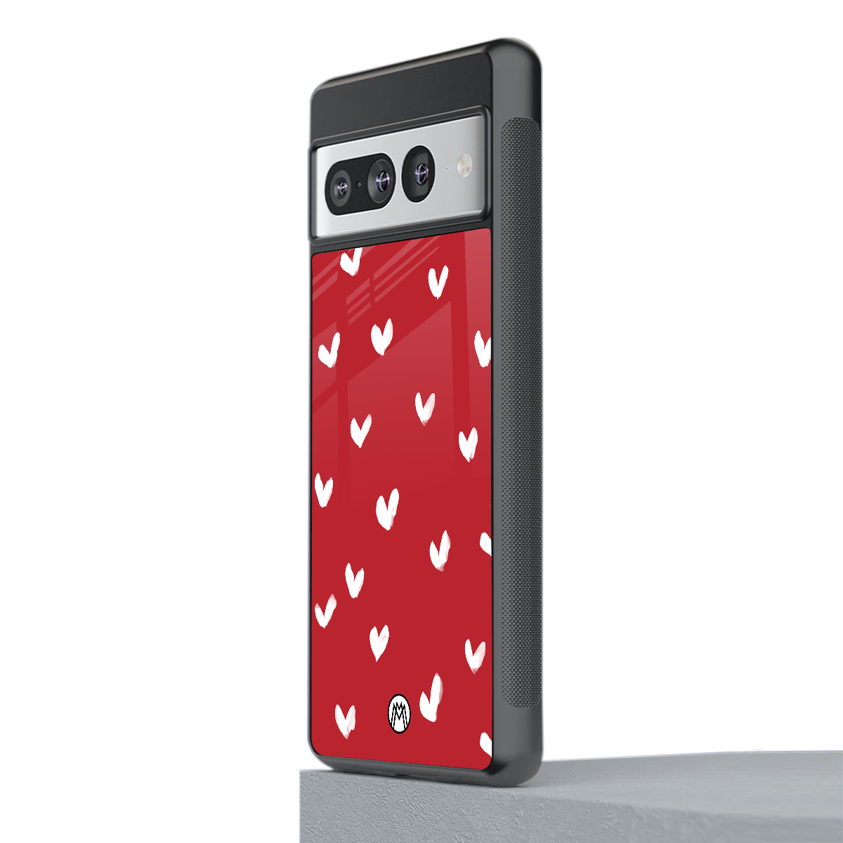 love is love red edition back phone cover | glass case for google pixel 7 pro
