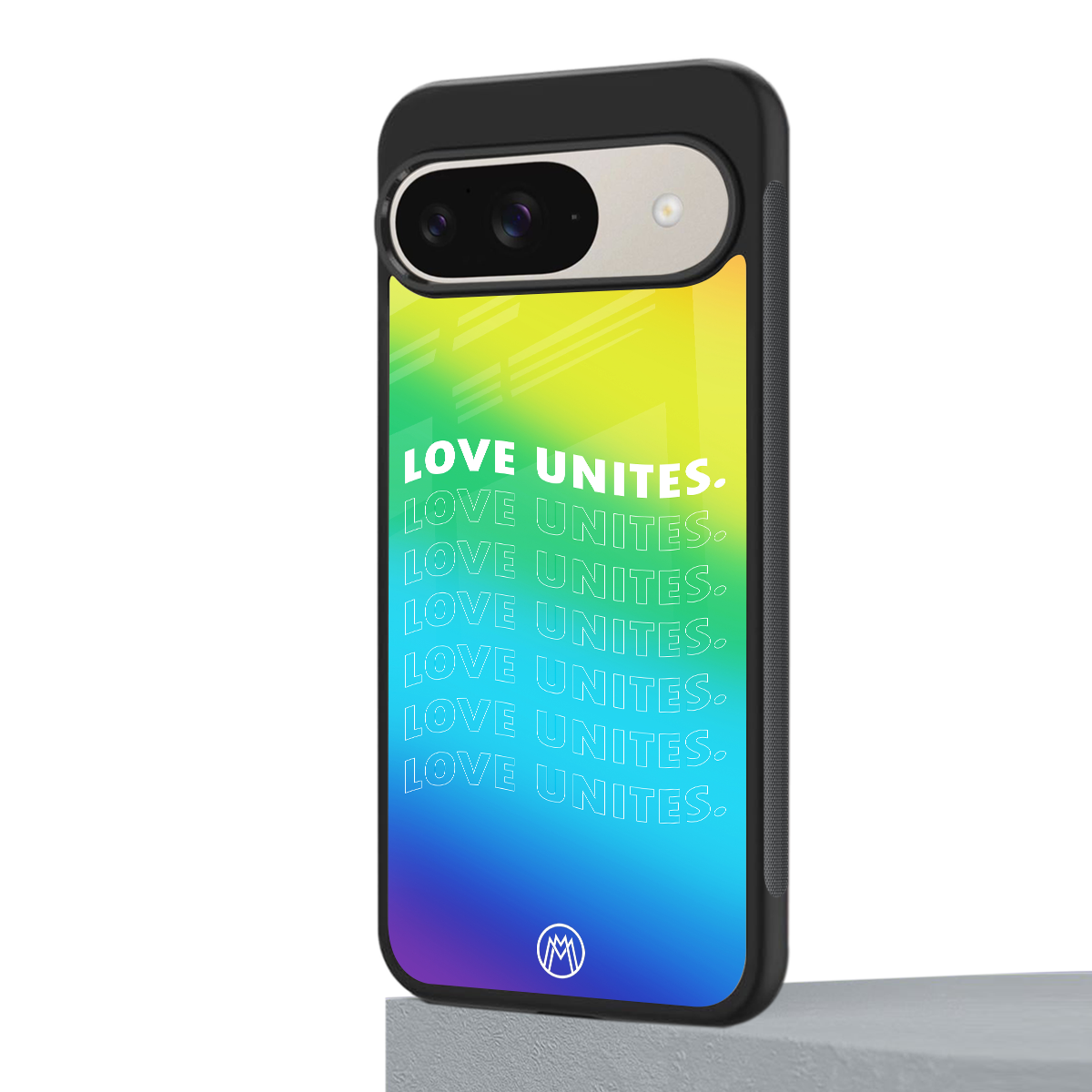 love unites back phone cover | glass case for google pixel 9