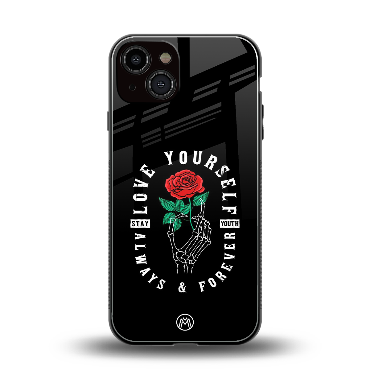 love yourself back phone cover | glass case for iphone 13