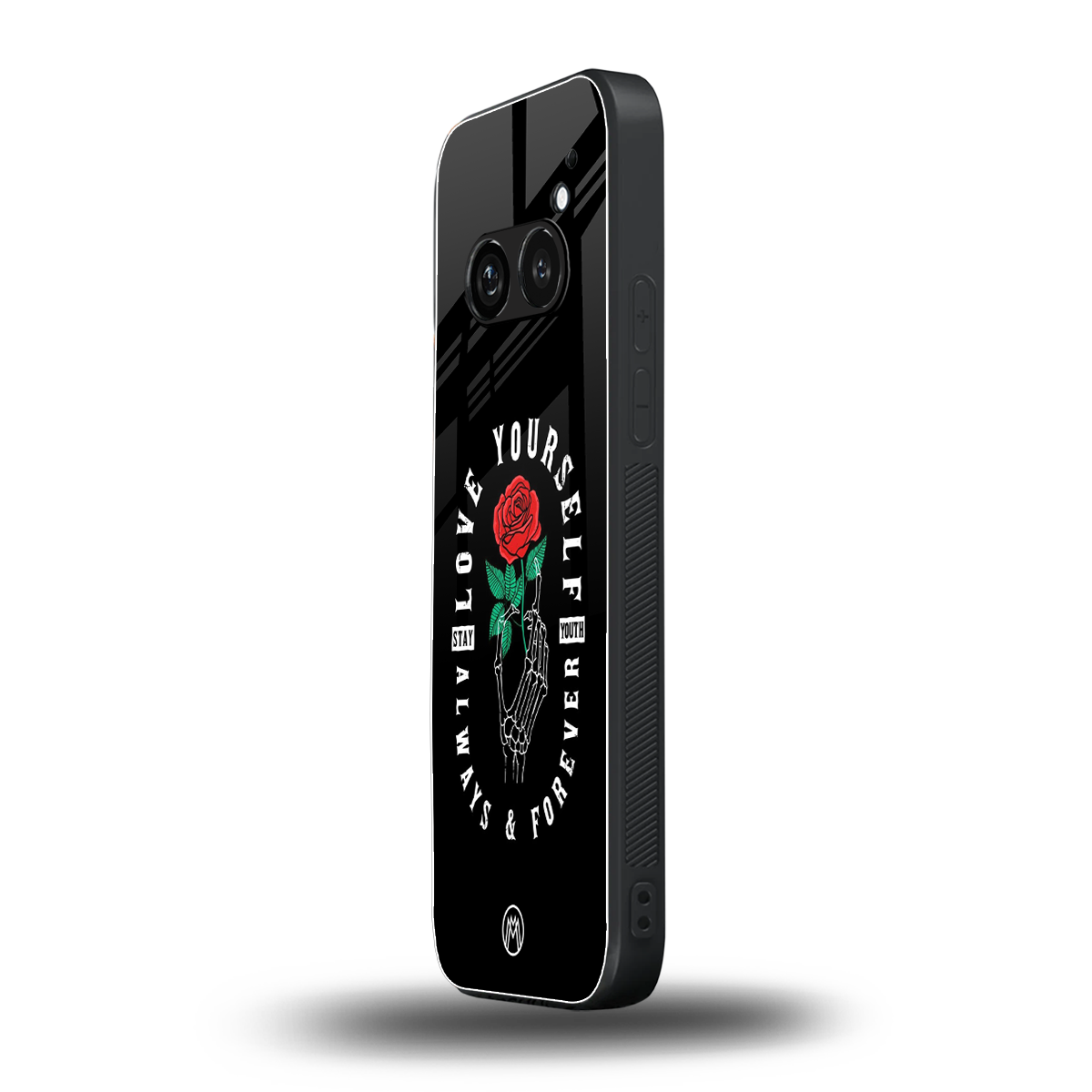 love yourself back phone cover | glass case for nothing phone 2a