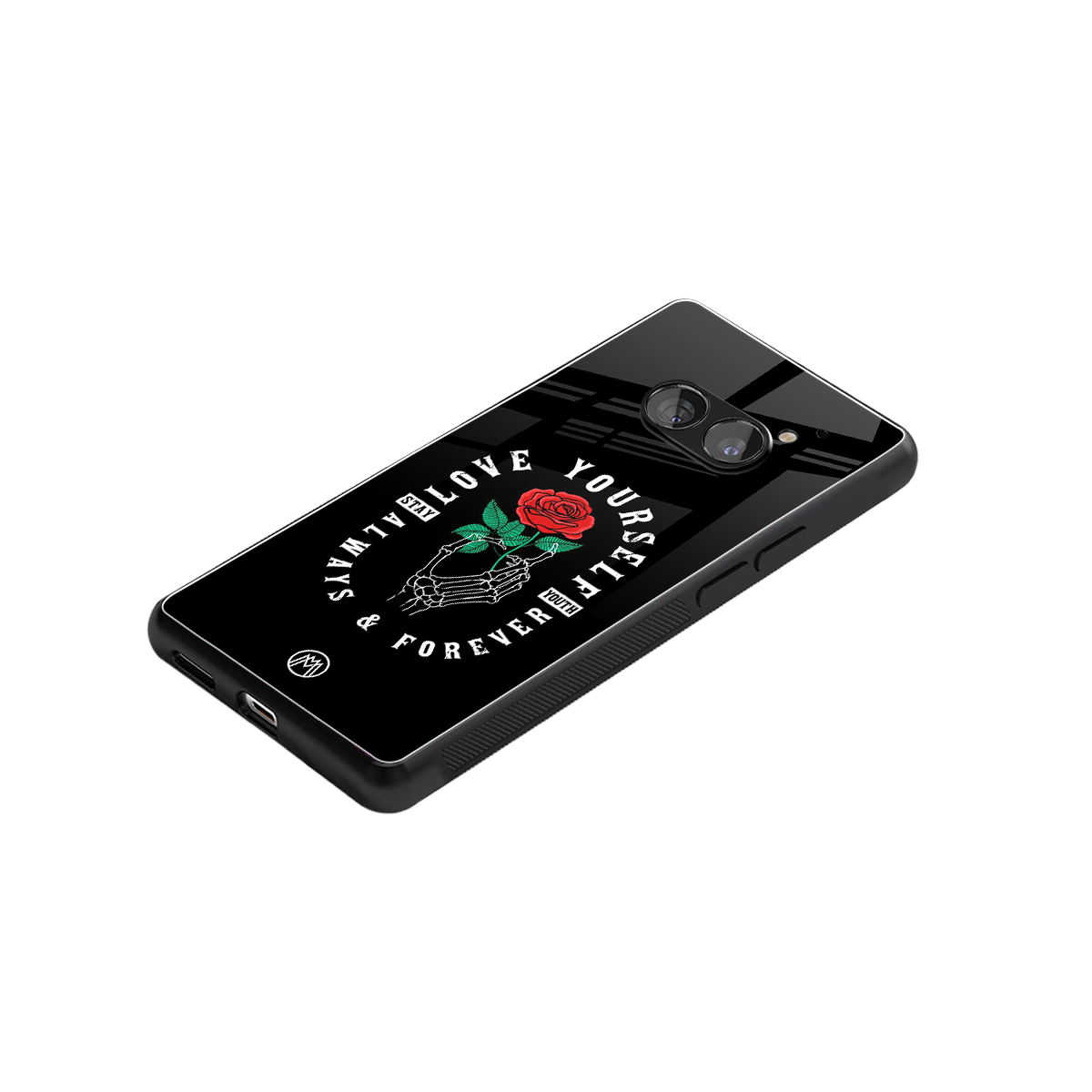 love yourself back phone cover | glass case for nothing phone 2a