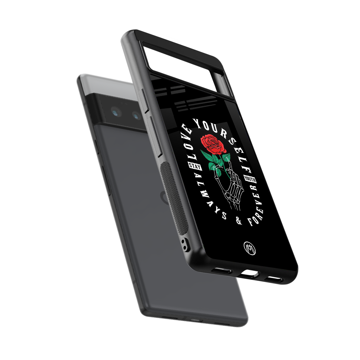 love yourself back phone cover | glass case for google pixel 6 pro