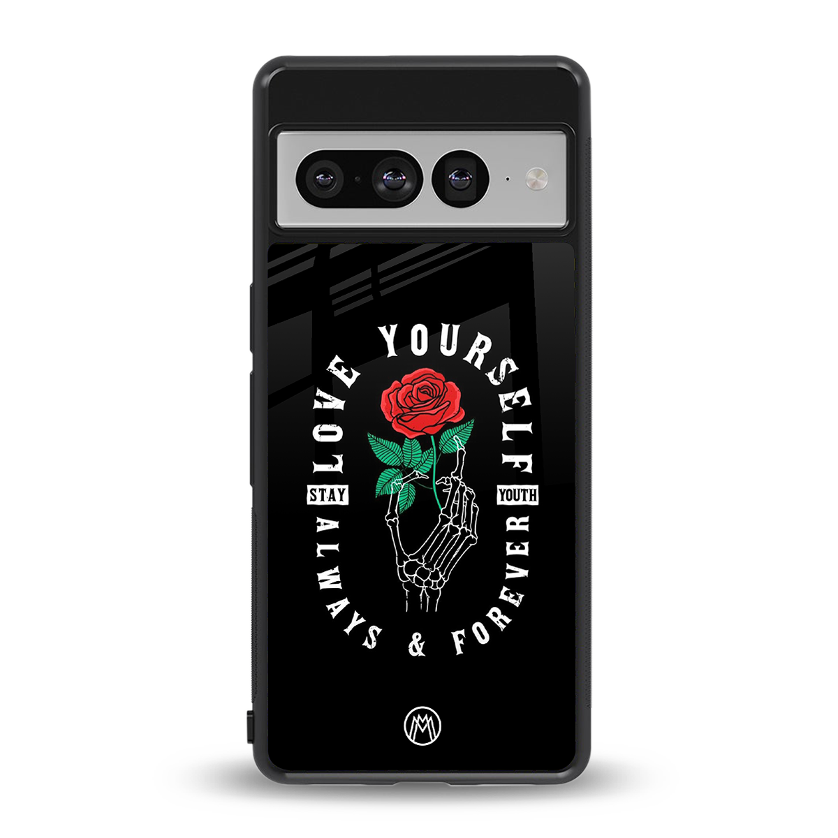 love yourself back phone cover | glass case for google pixel 7 pro