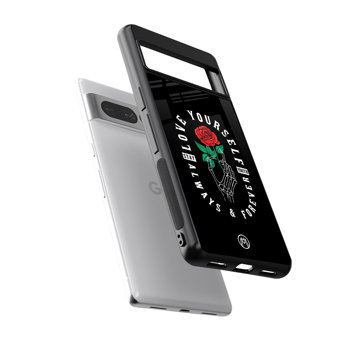 love yourself back phone cover | glass case for google pixel 7 pro