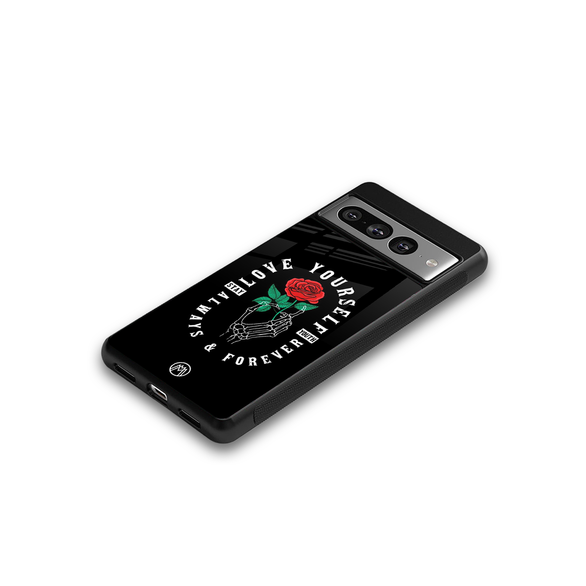 love yourself back phone cover | glass case for google pixel 7 pro
