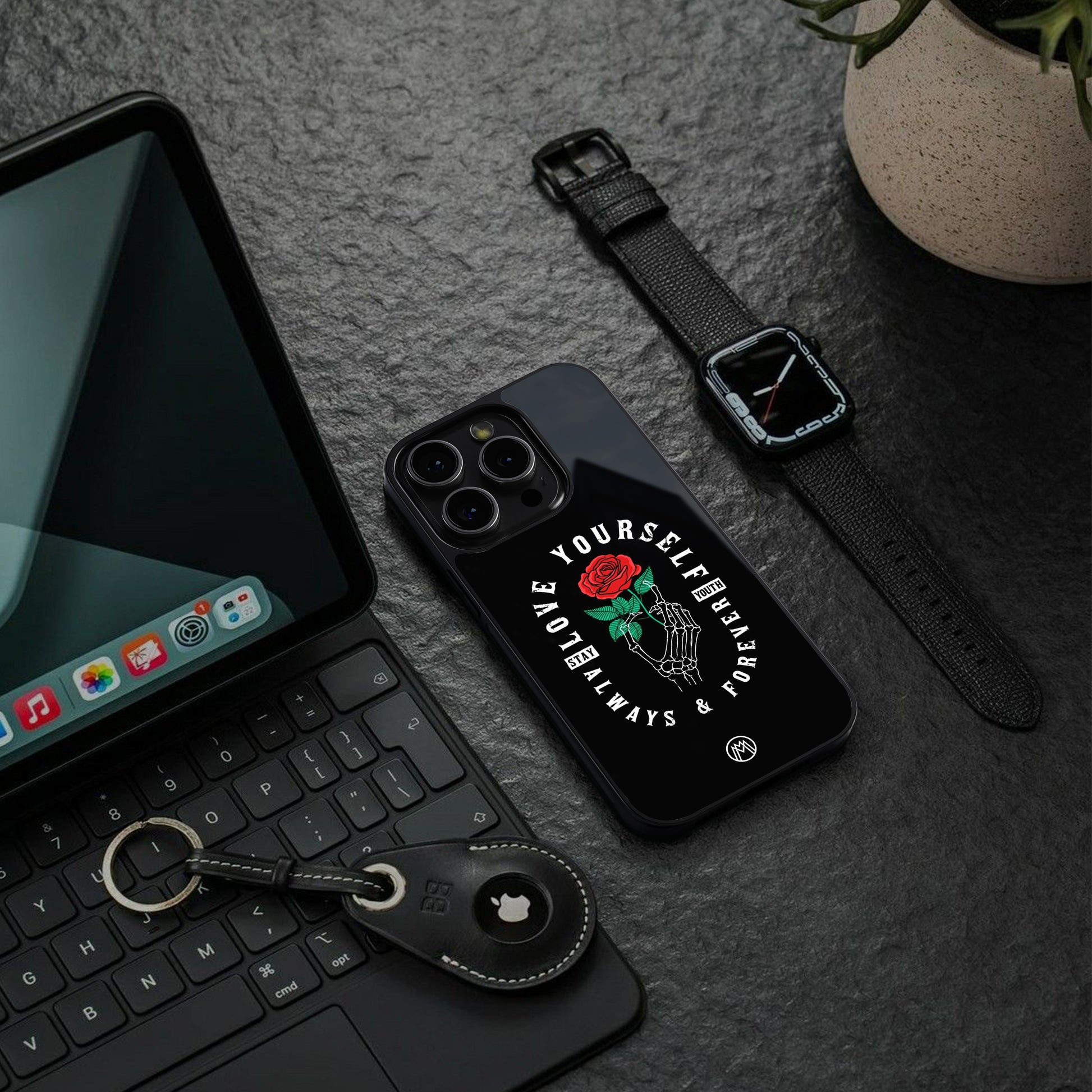 love yourself back phone cover | glass case for google pixel 9 pro