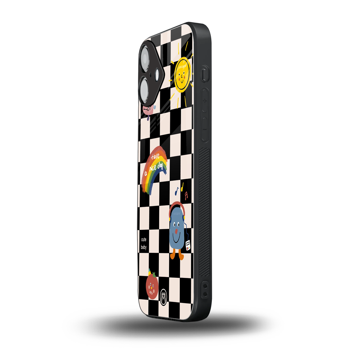lunch break back phone cover | glass case for iphone 16 plus