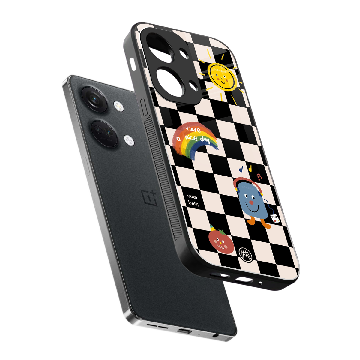 lunch break back phone cover | glass case for oneplus nord 3