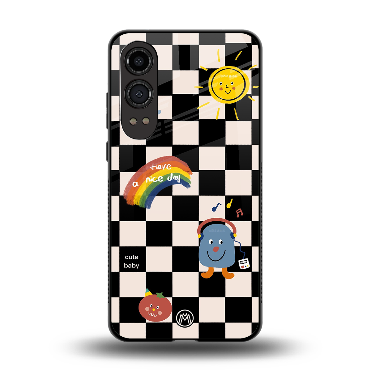 lunch break back phone cover | glass case for oneplus nord ce 4 lite