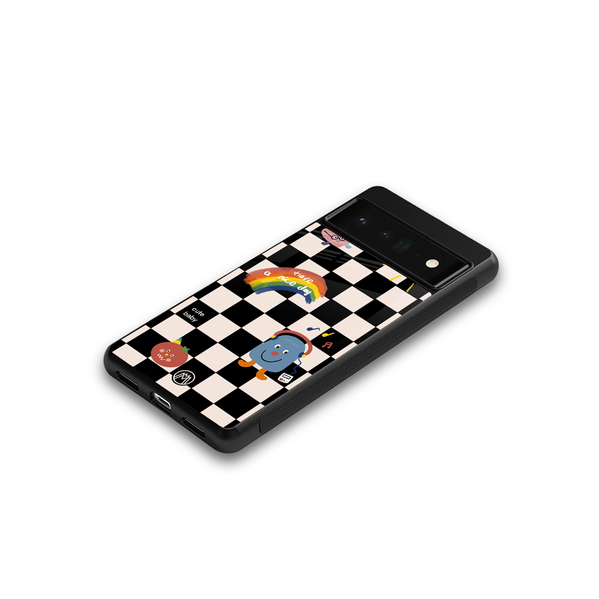 lunch break back phone cover | glass case for google pixel 6 pro