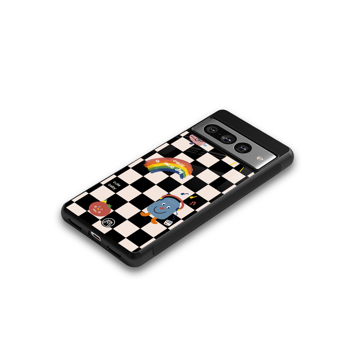 lunch break back phone cover | glass case for google pixel 7 pro