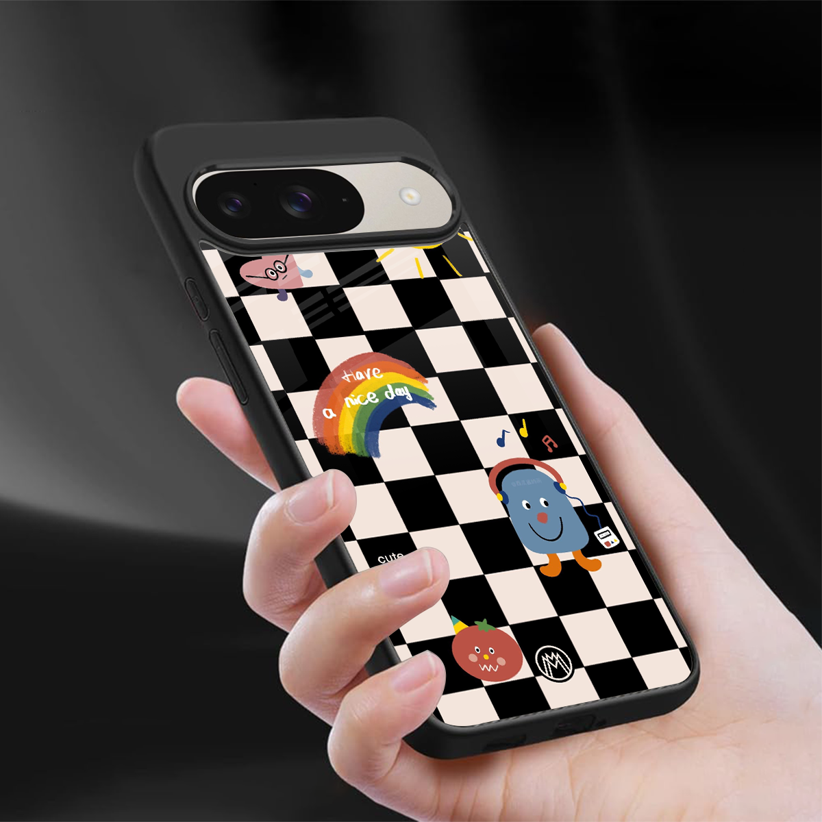 lunch break back phone cover | glass case for google pixel 9