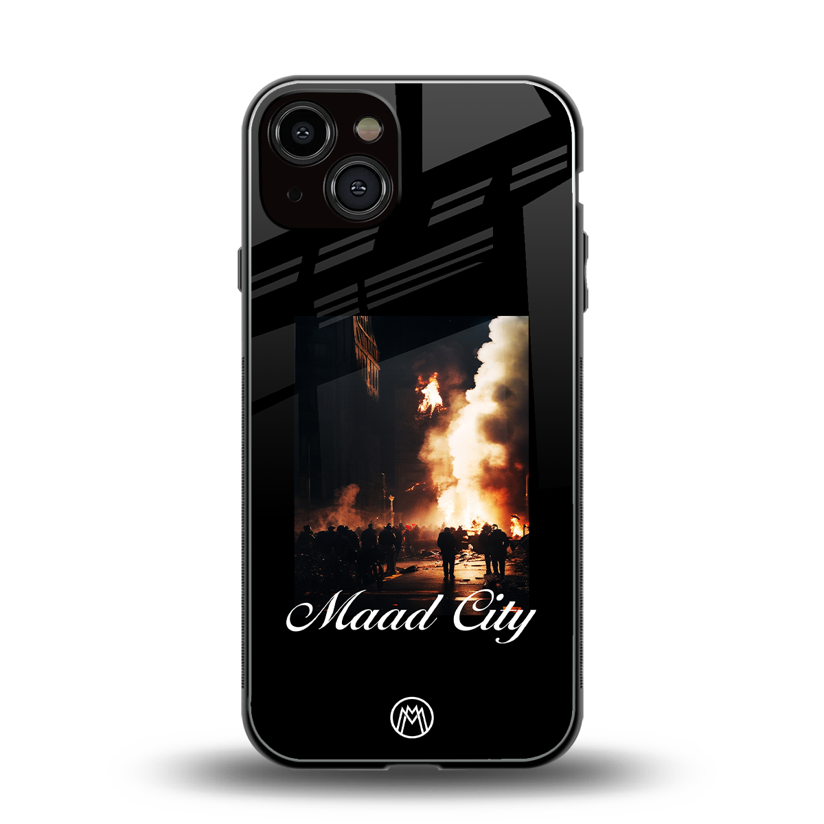 maad city back phone cover | glass case for iphone 13