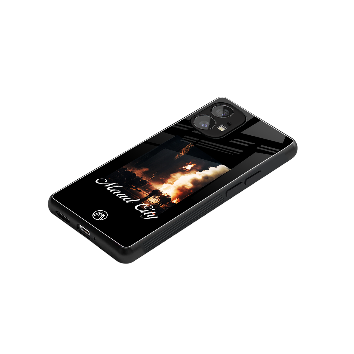 maad city back phone cover | glass case for nothing phone 1
