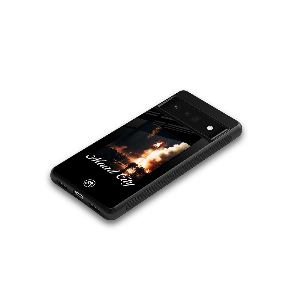 maad city back phone cover | glass case for google pixel 6 pro