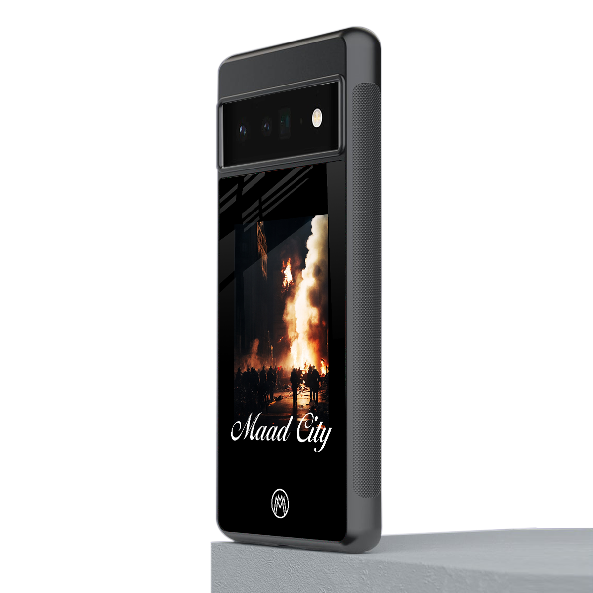 maad city back phone cover | glass case for google pixel 6 pro