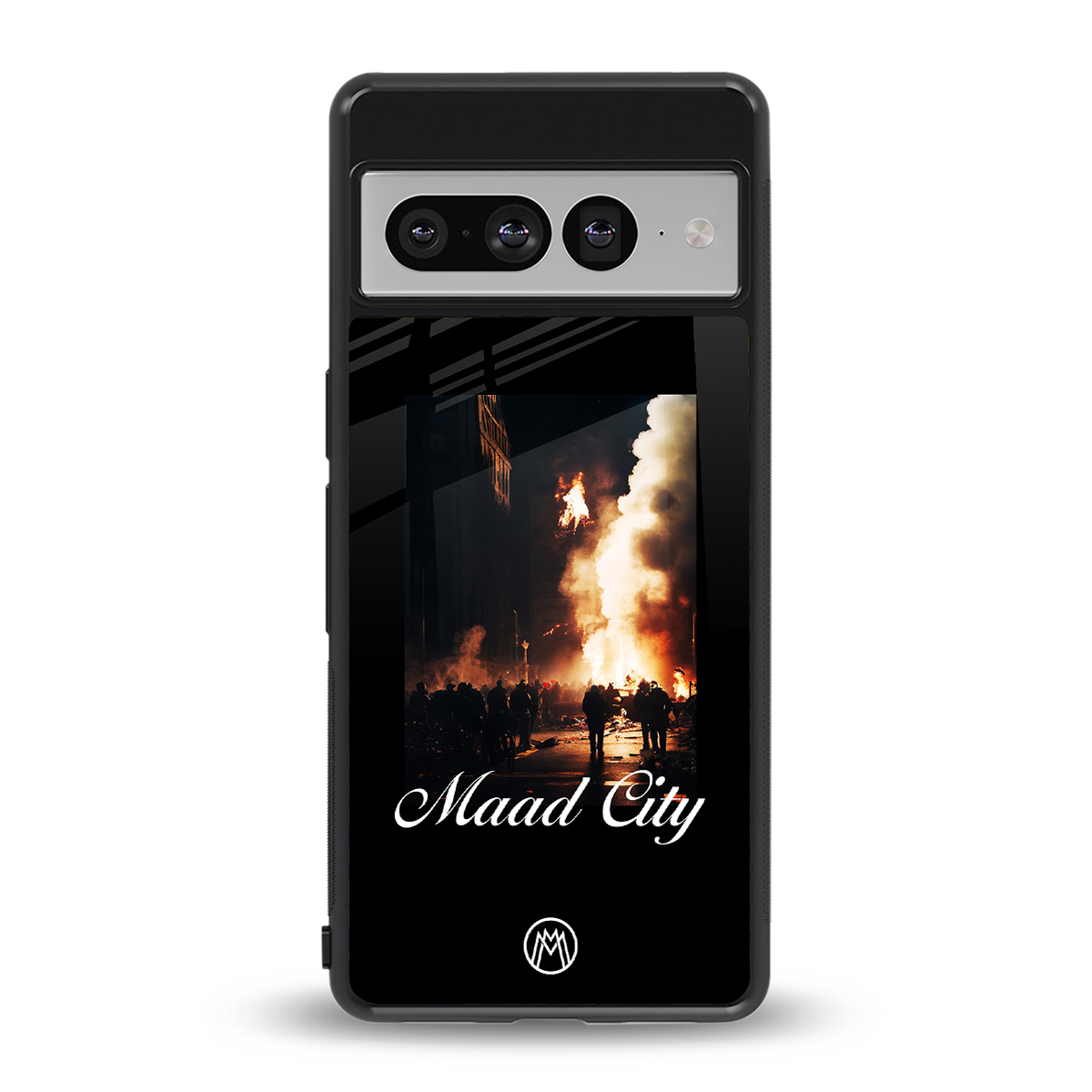 maad city back phone cover | glass case for google pixel 7 pro