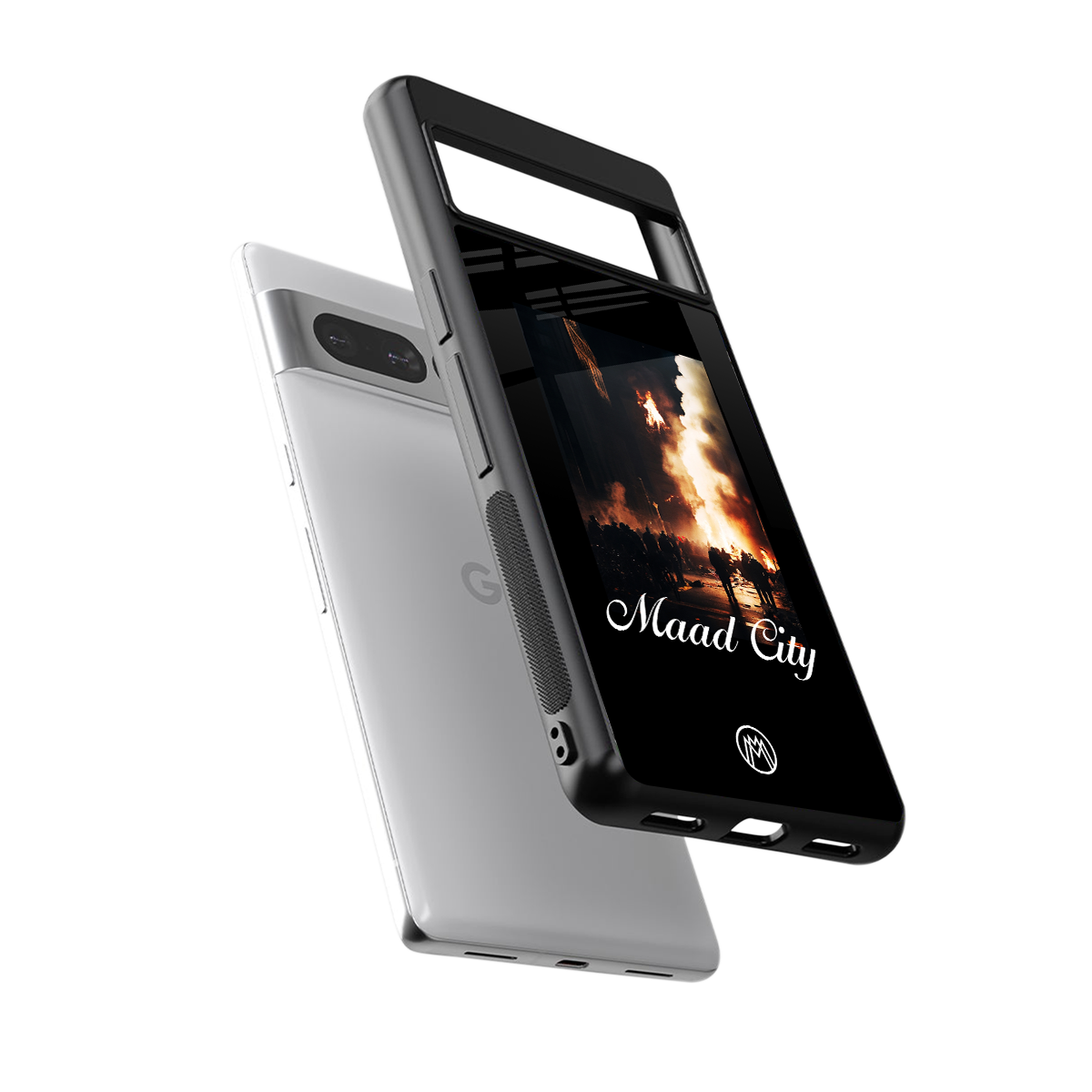 maad city back phone cover | glass case for google pixel 7 pro