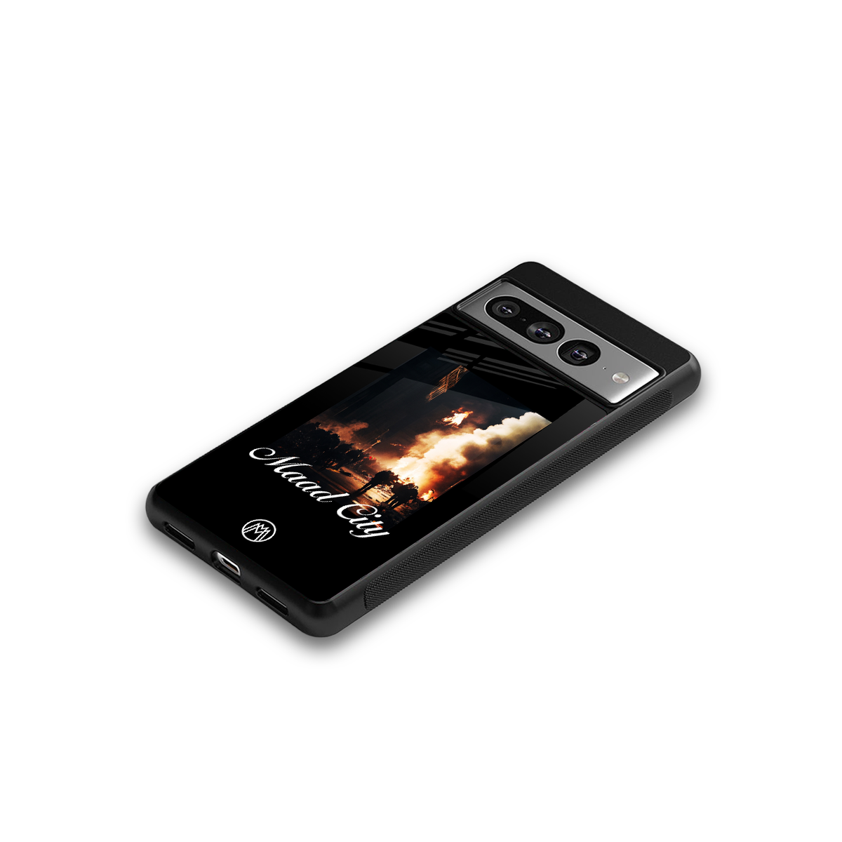 maad city back phone cover | glass case for google pixel 7 pro