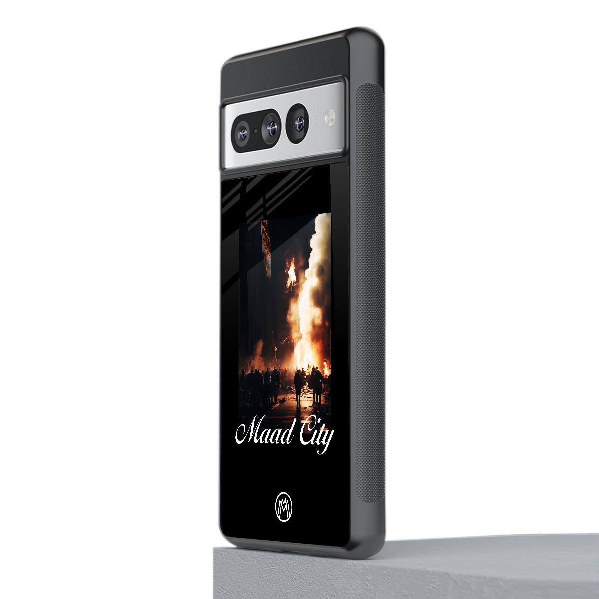 maad city back phone cover | glass case for google pixel 7 pro