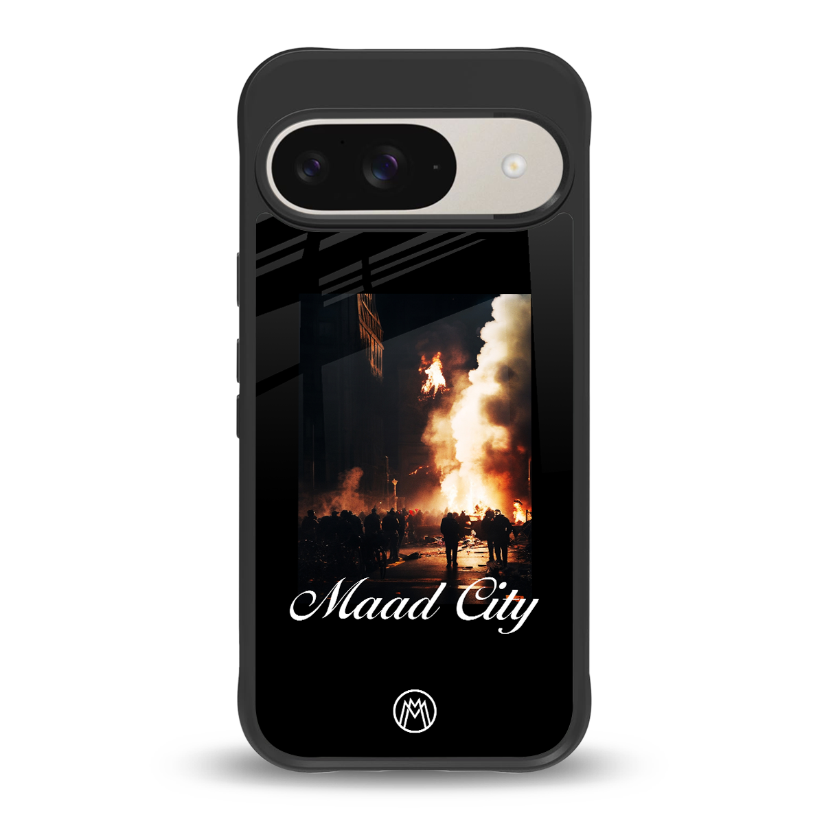 maad city back phone cover | glass case for google pixel 9