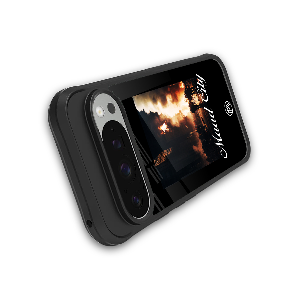 maad city back phone cover | glass case for google pixel 9 pro