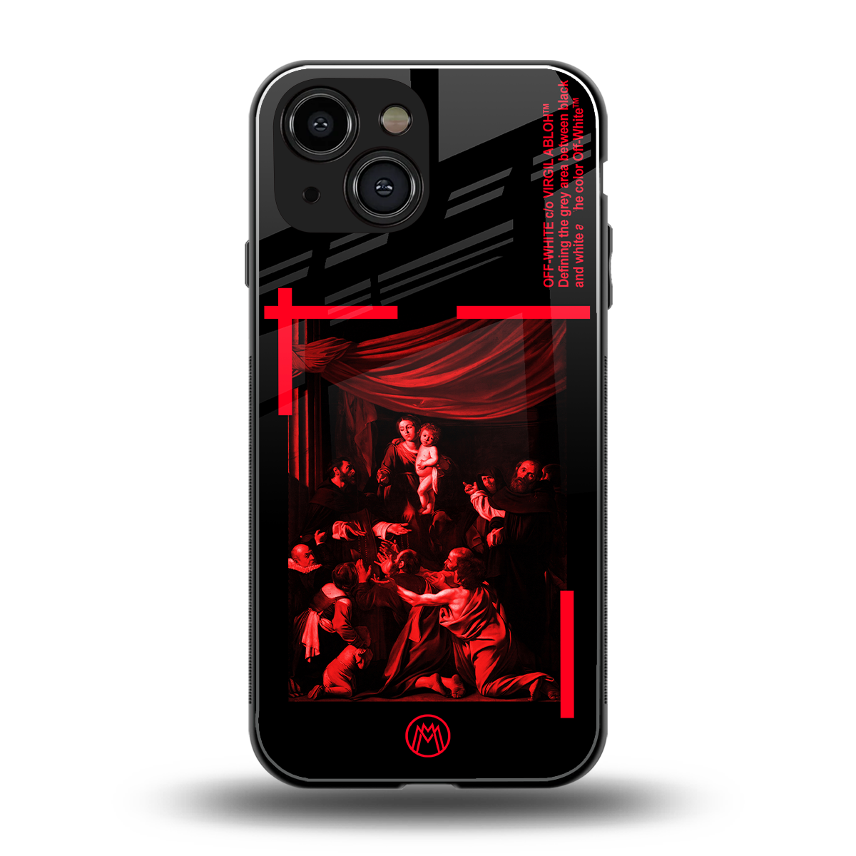 madonna of the rosary back phone cover | glass case for iphone 13 mini