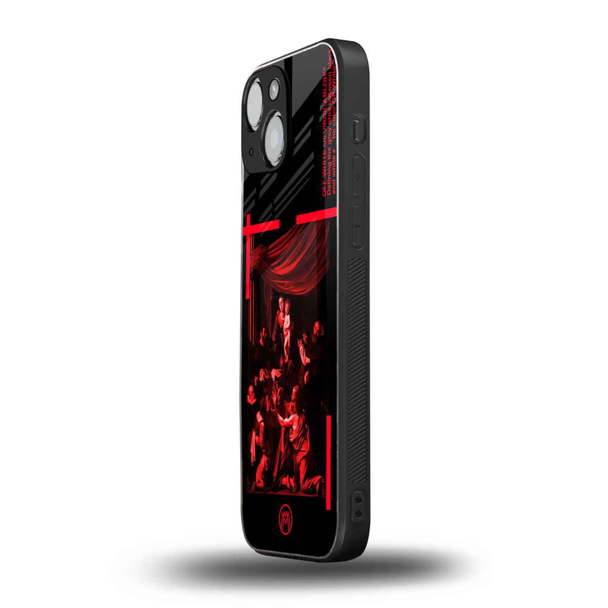 madonna of the rosary back phone cover | glass case for iphone 13 mini