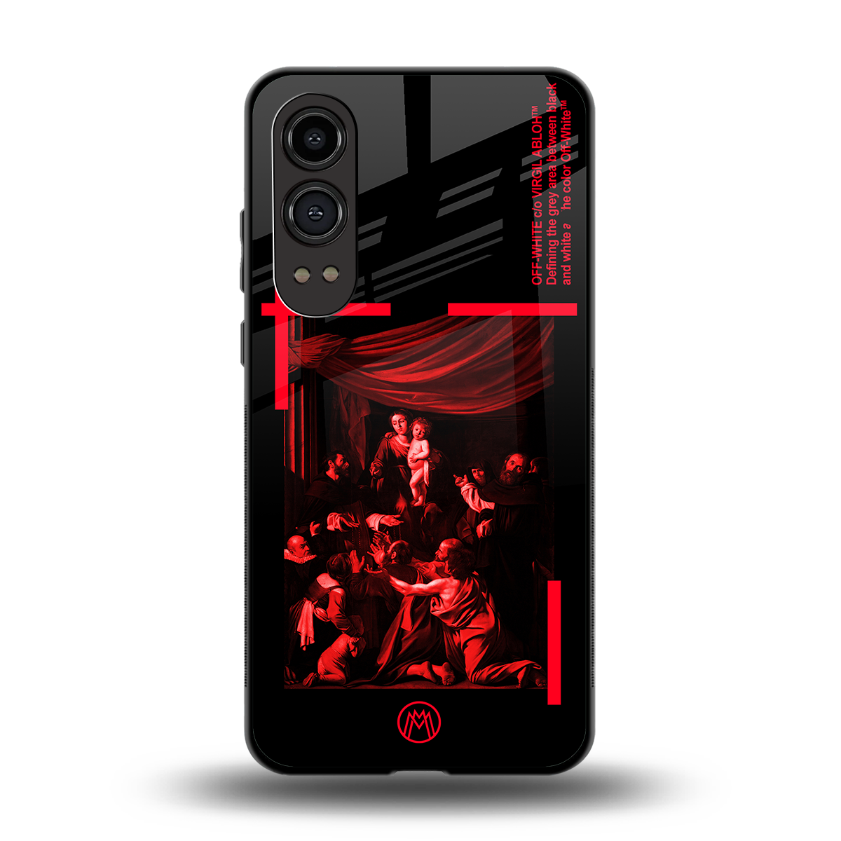 madonna of the rosary back phone cover | glass case for oneplus nord ce 4 lite