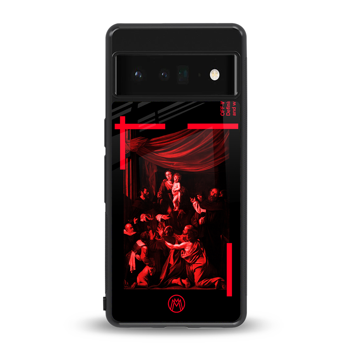 madonna of the rosary back phone cover | glass case for google pixel 6 pro
