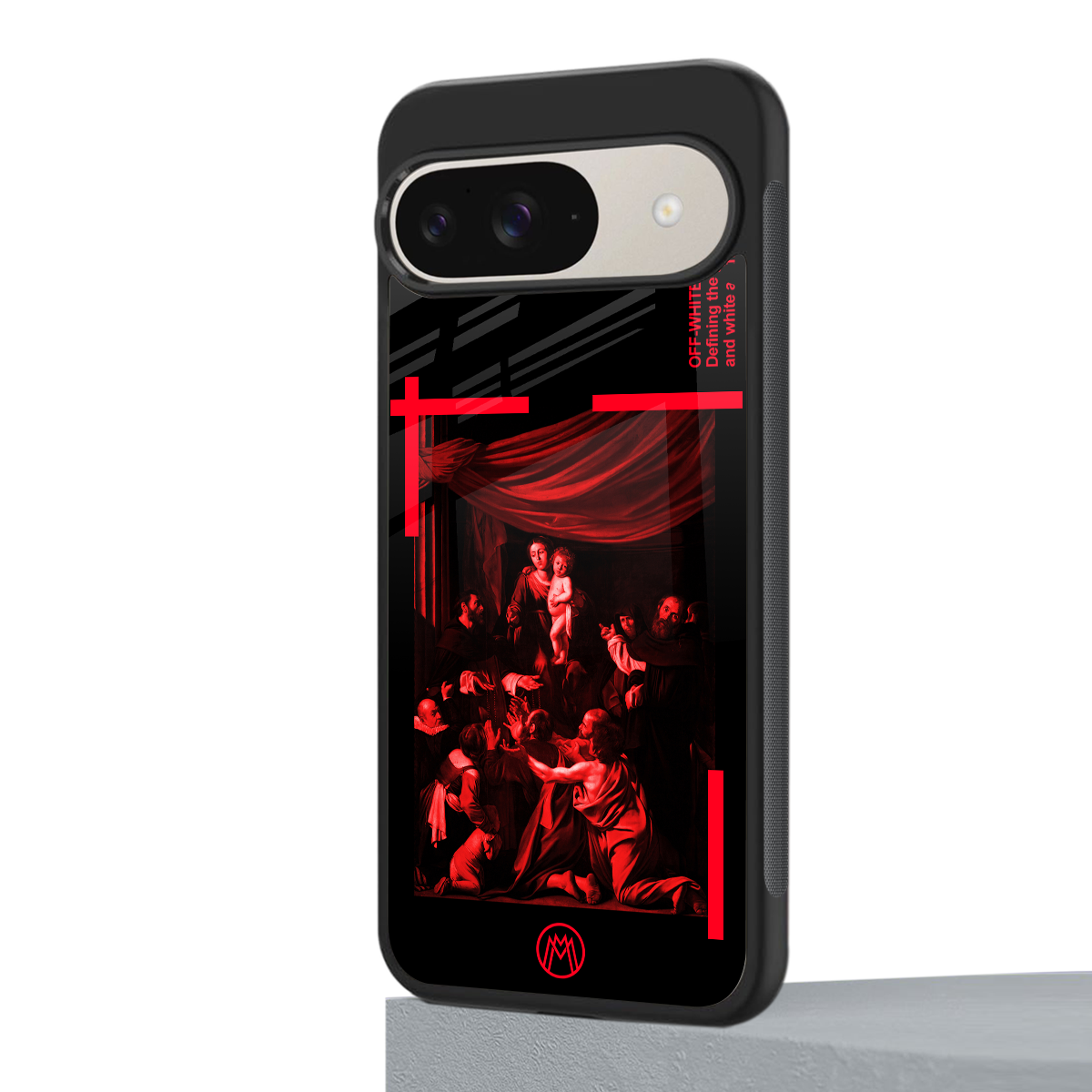madonna of the rosary back phone cover | glass case for google pixel 9