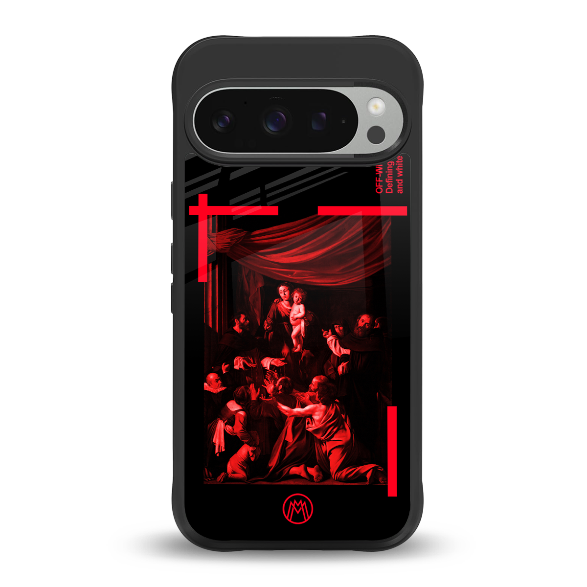 madonna of the rosary back phone cover | glass case for google pixel 9 pro