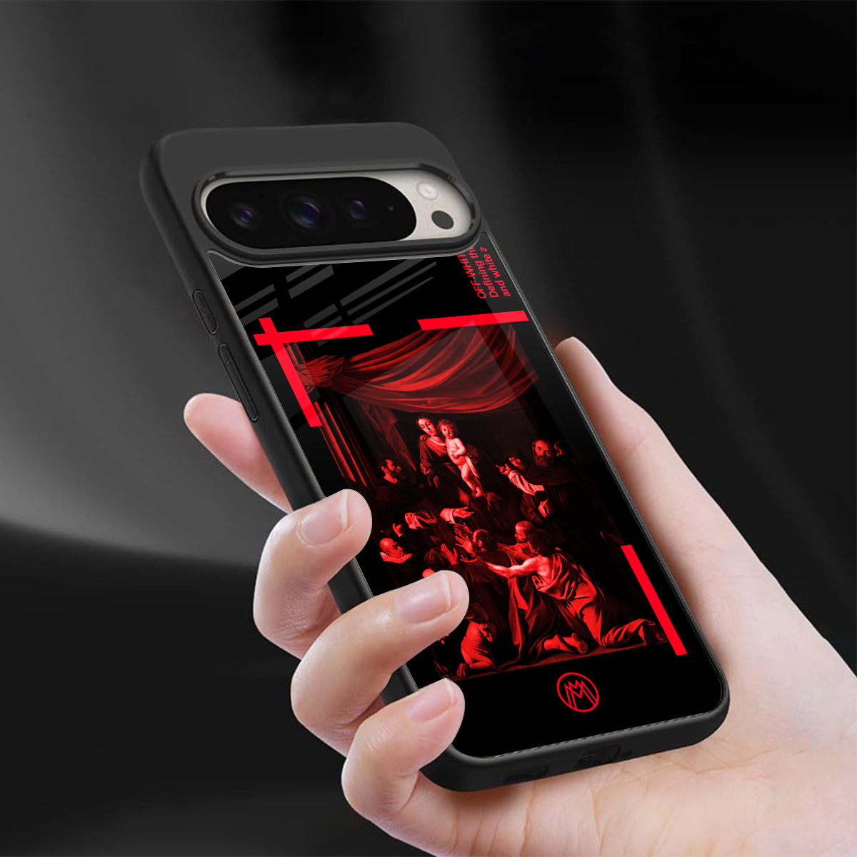 madonna of the rosary back phone cover | glass case for google pixel 9 pro