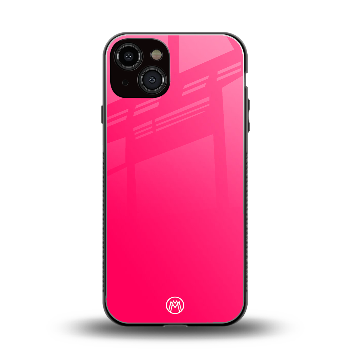 magenta paradise back phone cover | glass case for iphone 13