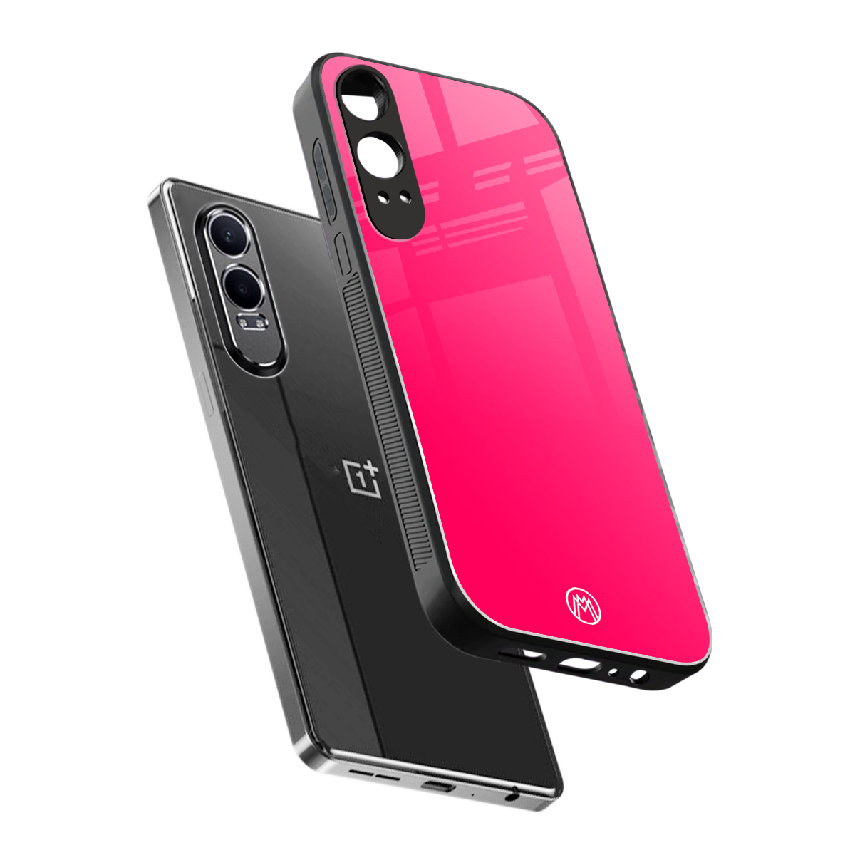 magenta paradise back phone cover | glass case for oneplus nord ce 4 lite