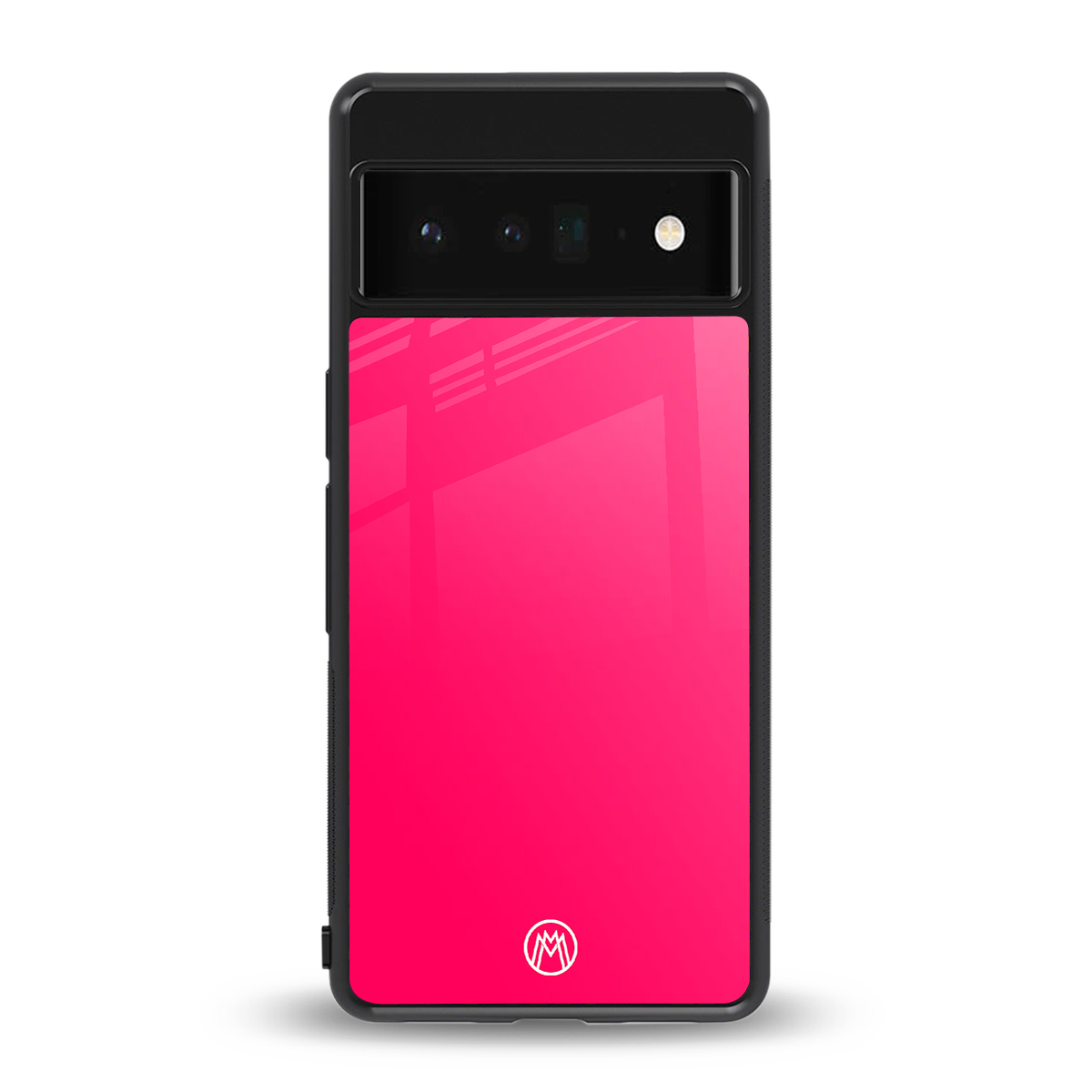 magenta paradise back phone cover | glass case for google pixel 6 pro