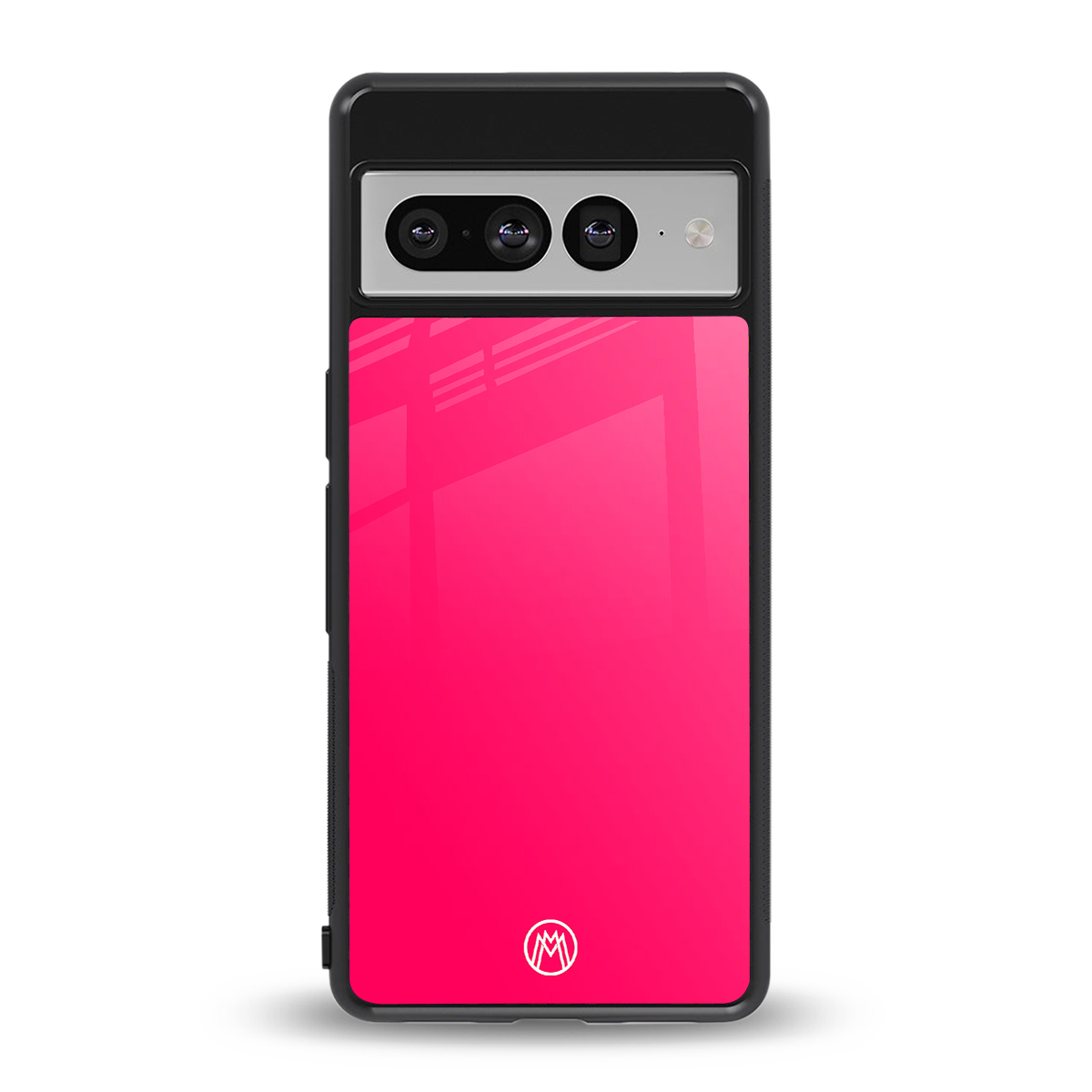 magenta paradise back phone cover | glass case for google pixel 7 pro