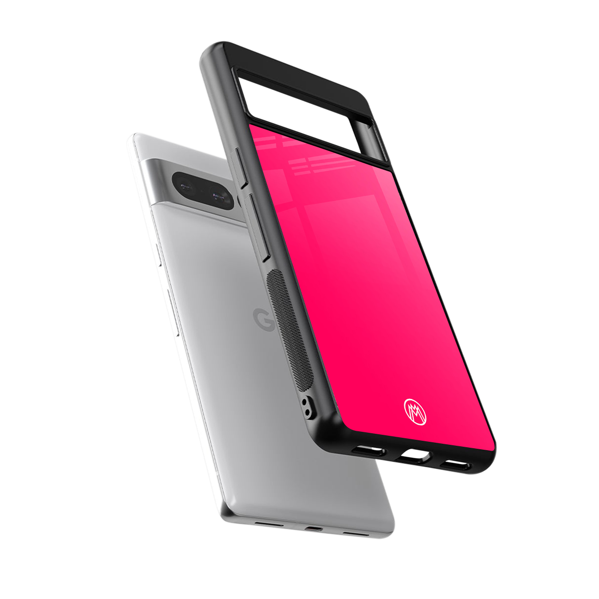 magenta paradise back phone cover | glass case for google pixel 7 pro
