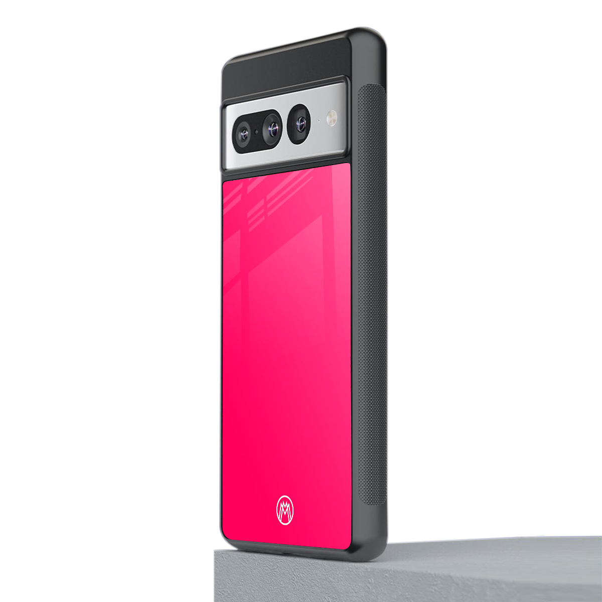 magenta paradise back phone cover | glass case for google pixel 7 pro