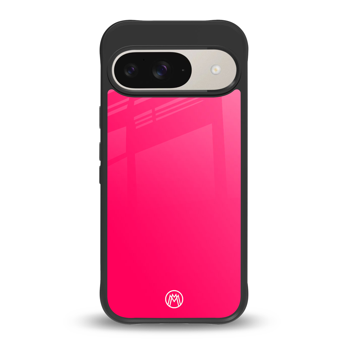 magenta paradise back phone cover | glass case for google pixel 9
