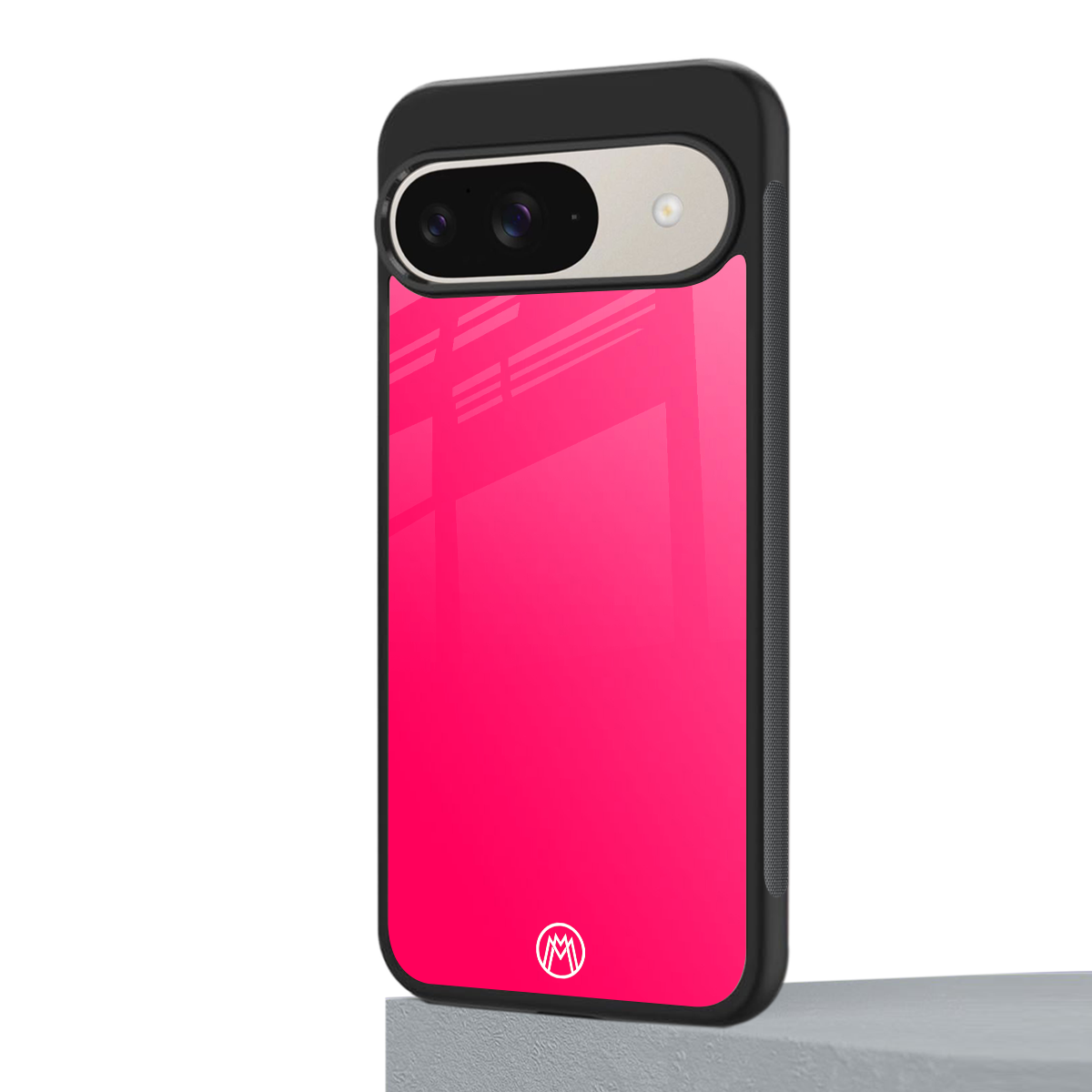 magenta paradise back phone cover | glass case for google pixel 9