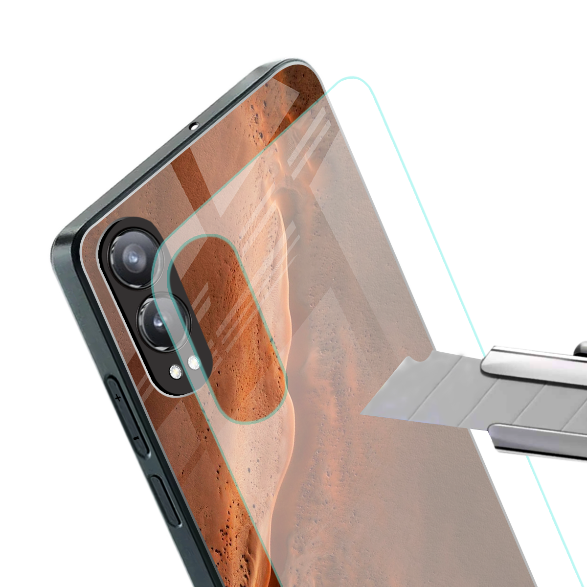 magical mars back phone cover | glass case for oneplus nord ce 4 lite