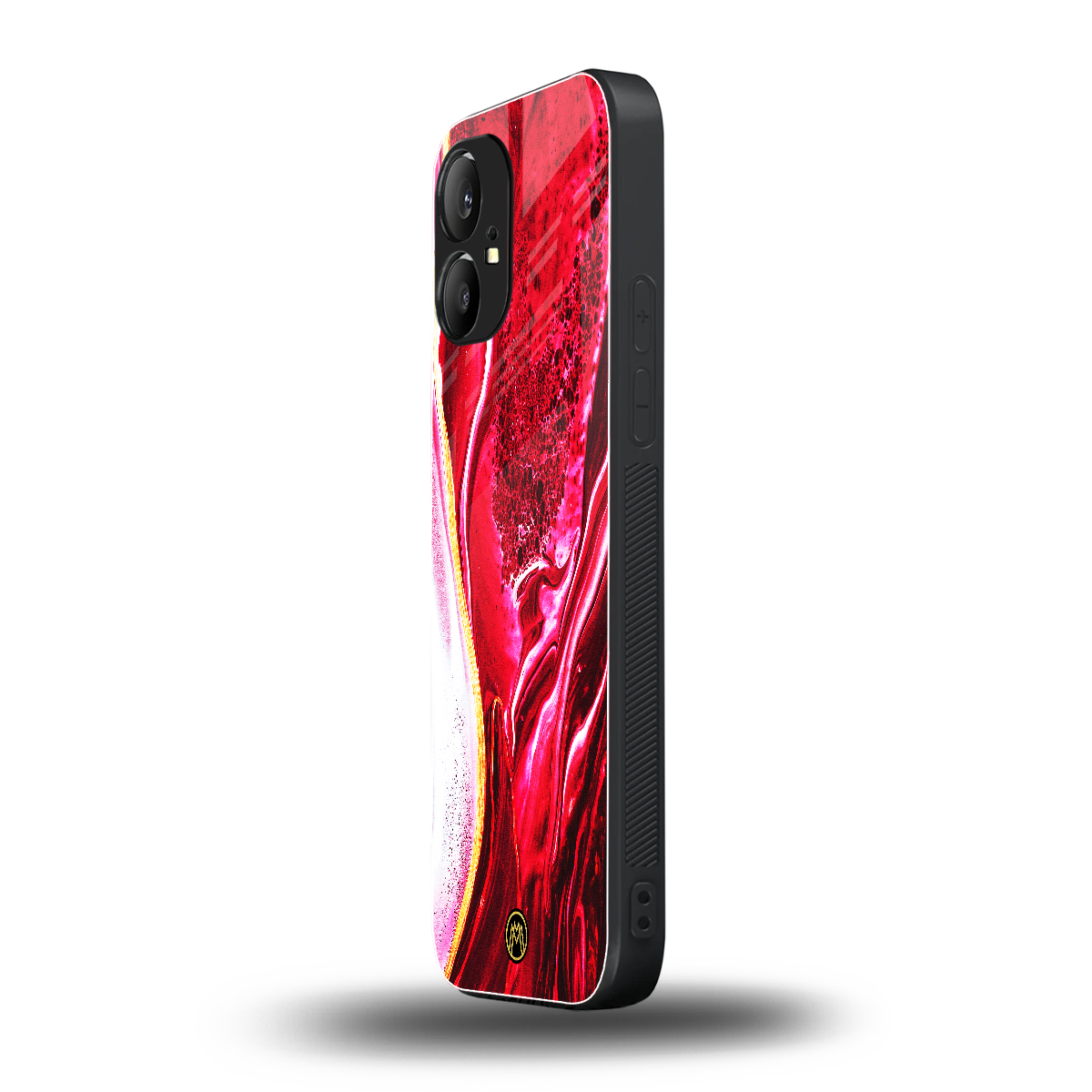 magical pink liquid marble back phone cover | glass case for nothing phone 1