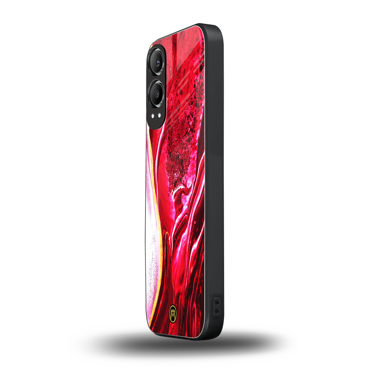 magical pink liquid marble back phone cover | glass case for oneplus nord ce 4 lite